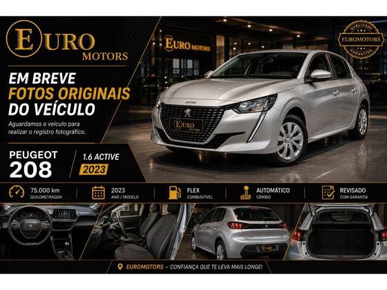 PEUGEOT 208 1.6 16V FLEX ACTIVE AT6 PEUGEOT 208 1.6 16V FLEX ACTIVE AT6